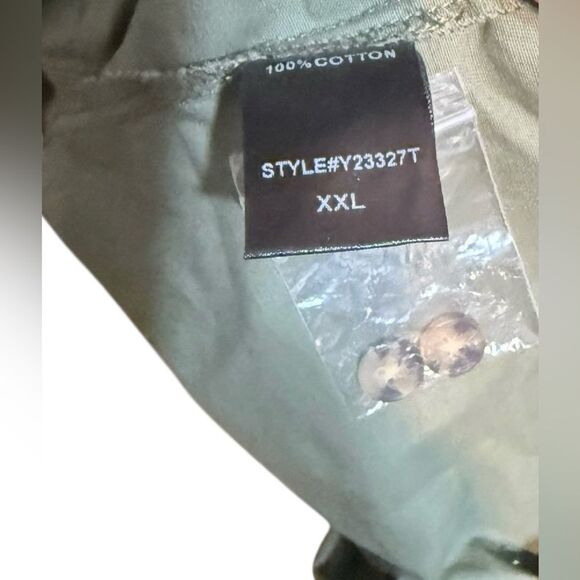 NWOT Tuckernuck Jade GreenTwill Hayes Mini Shirt Dress SZ XXL - Picture 5 of 6